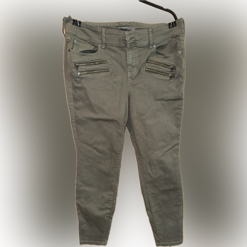 Torrid Olive Jeggings